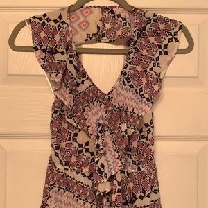 Express printed halter top